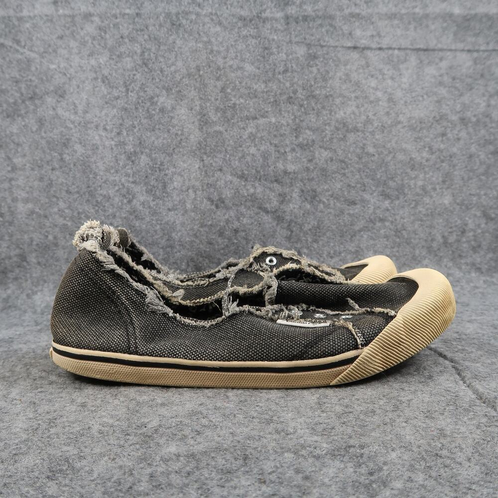 American Eagle Shoes Womens 10 Slip On Sneakers Retro Y2k Casual Raw Edge Loafer